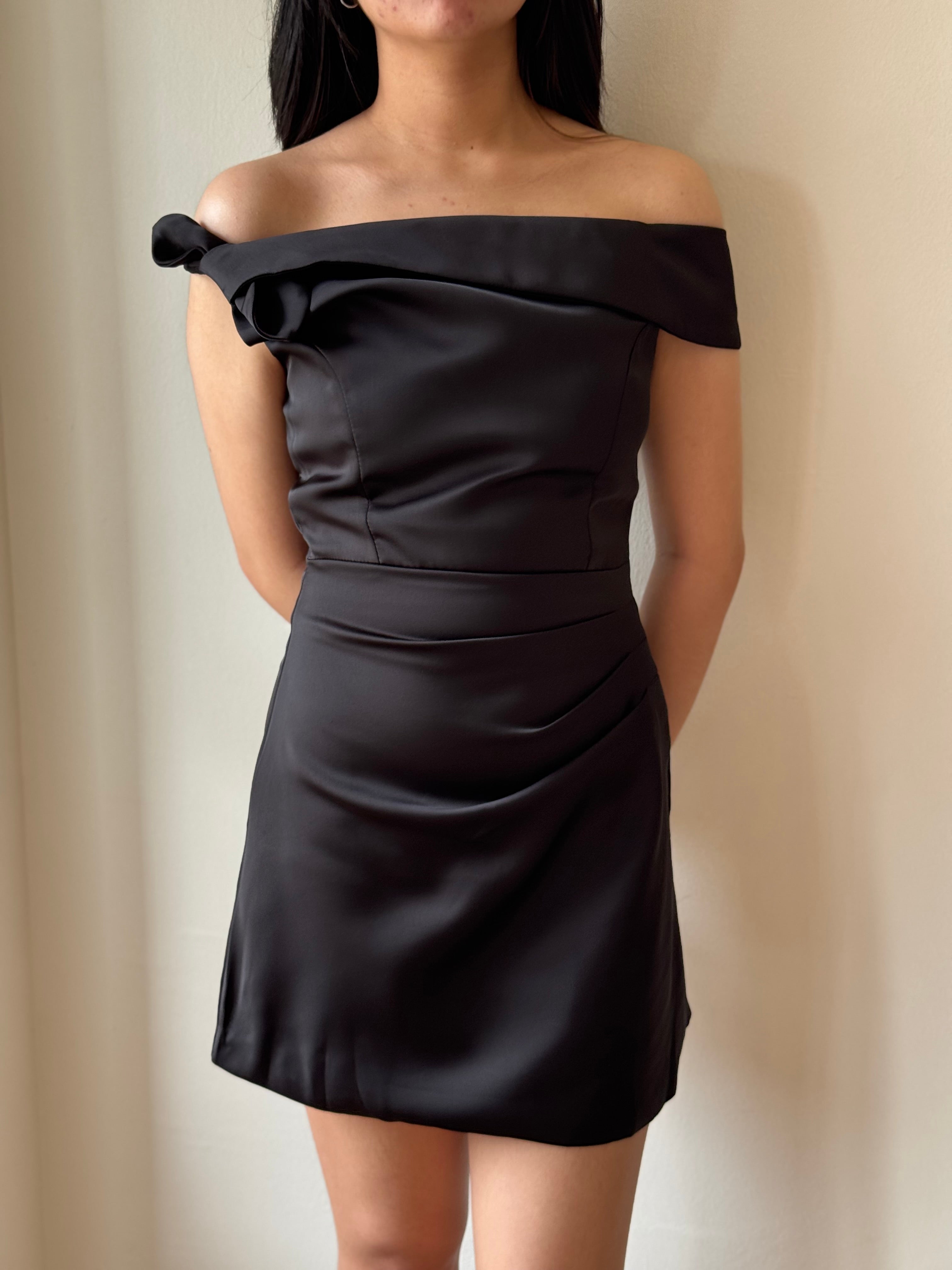 SABRINA OFF SHOULDER DRESS