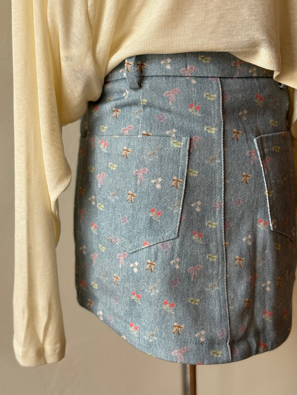 PAIGE DENIM SKIRT