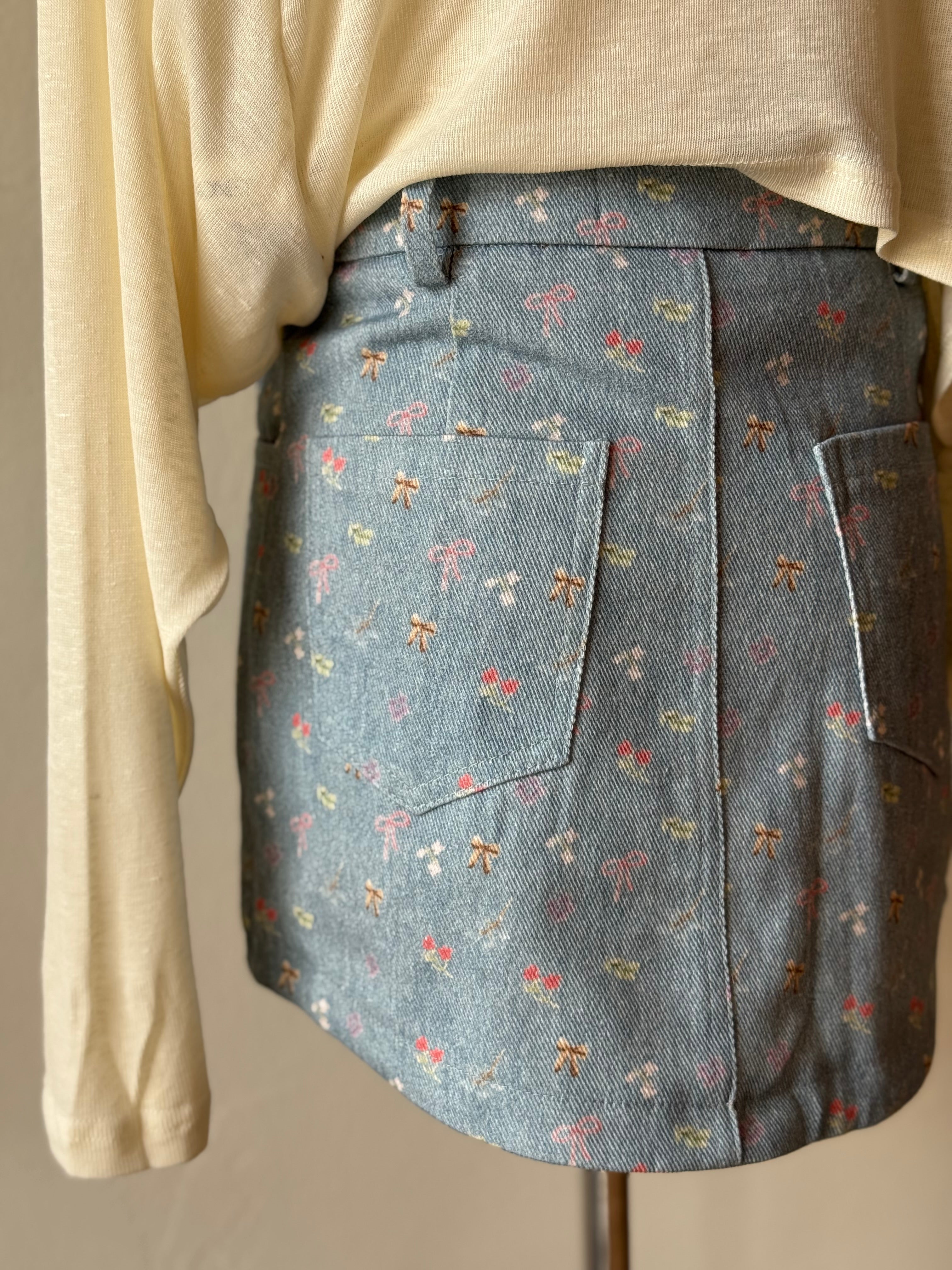 PAIGE DENIM SKIRT