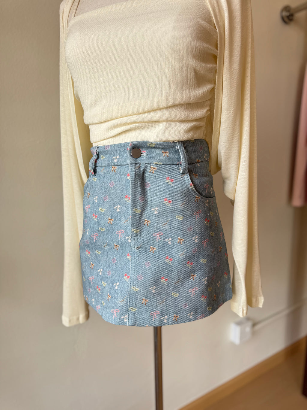 PAIGE DENIM SKIRT