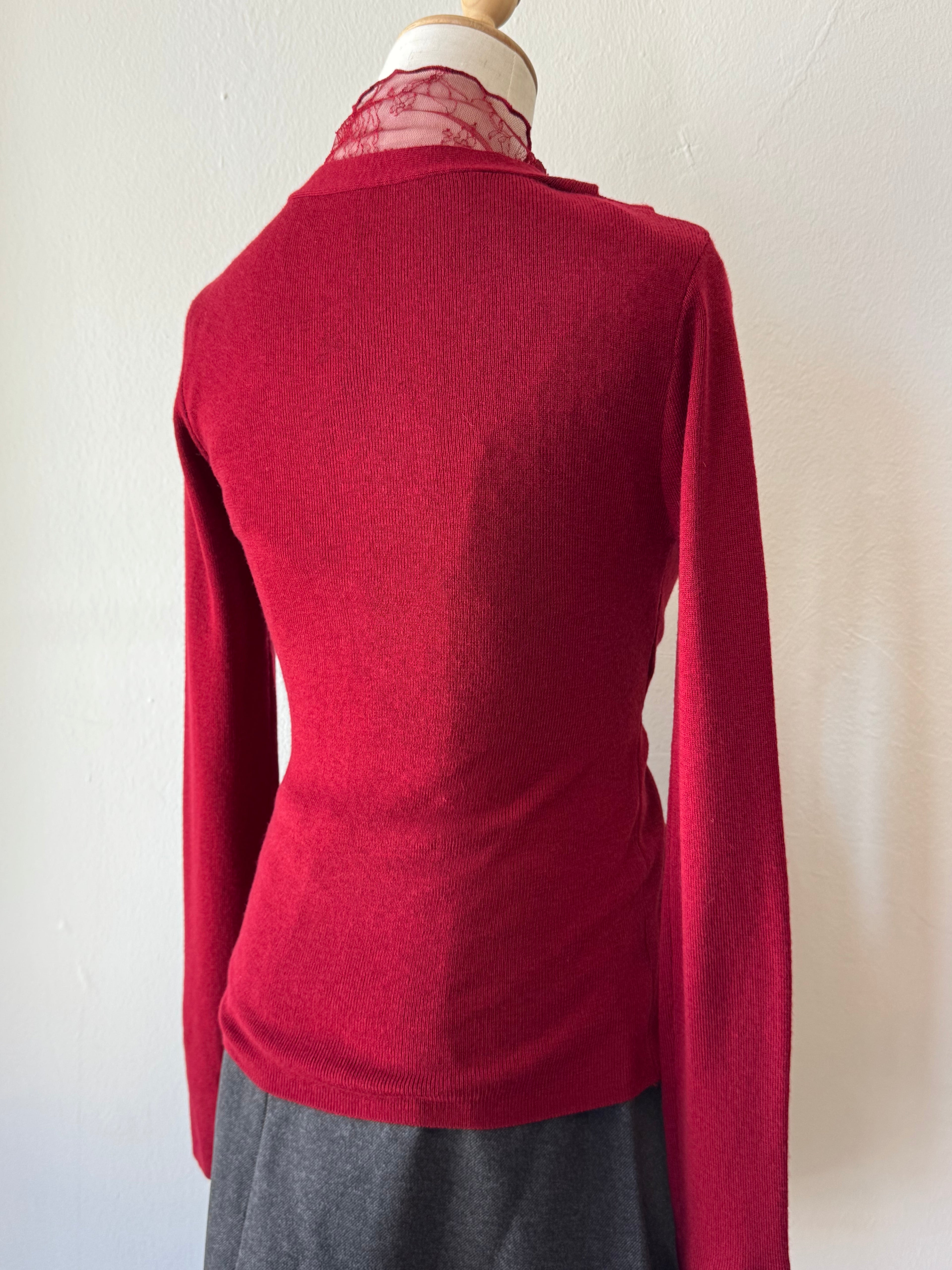 MILLIE LACE DETAILED TOP