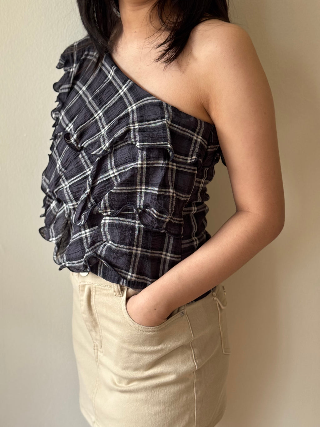 VENUS GINGHAM TOP