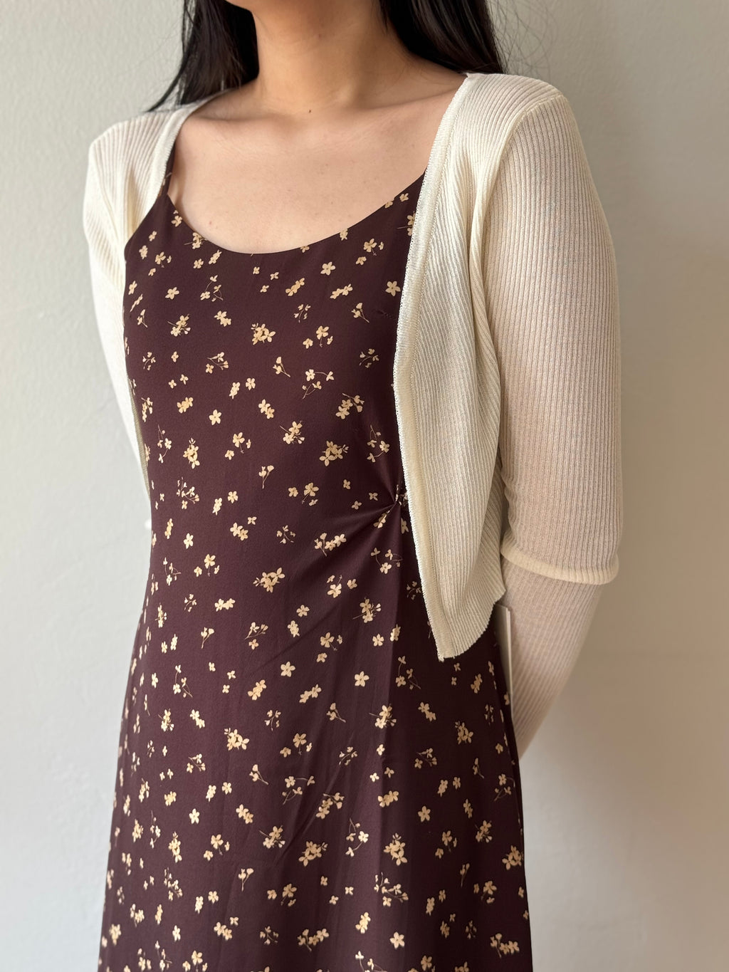 KATHERINE FLORAL DRESS + CARDIGAN SET