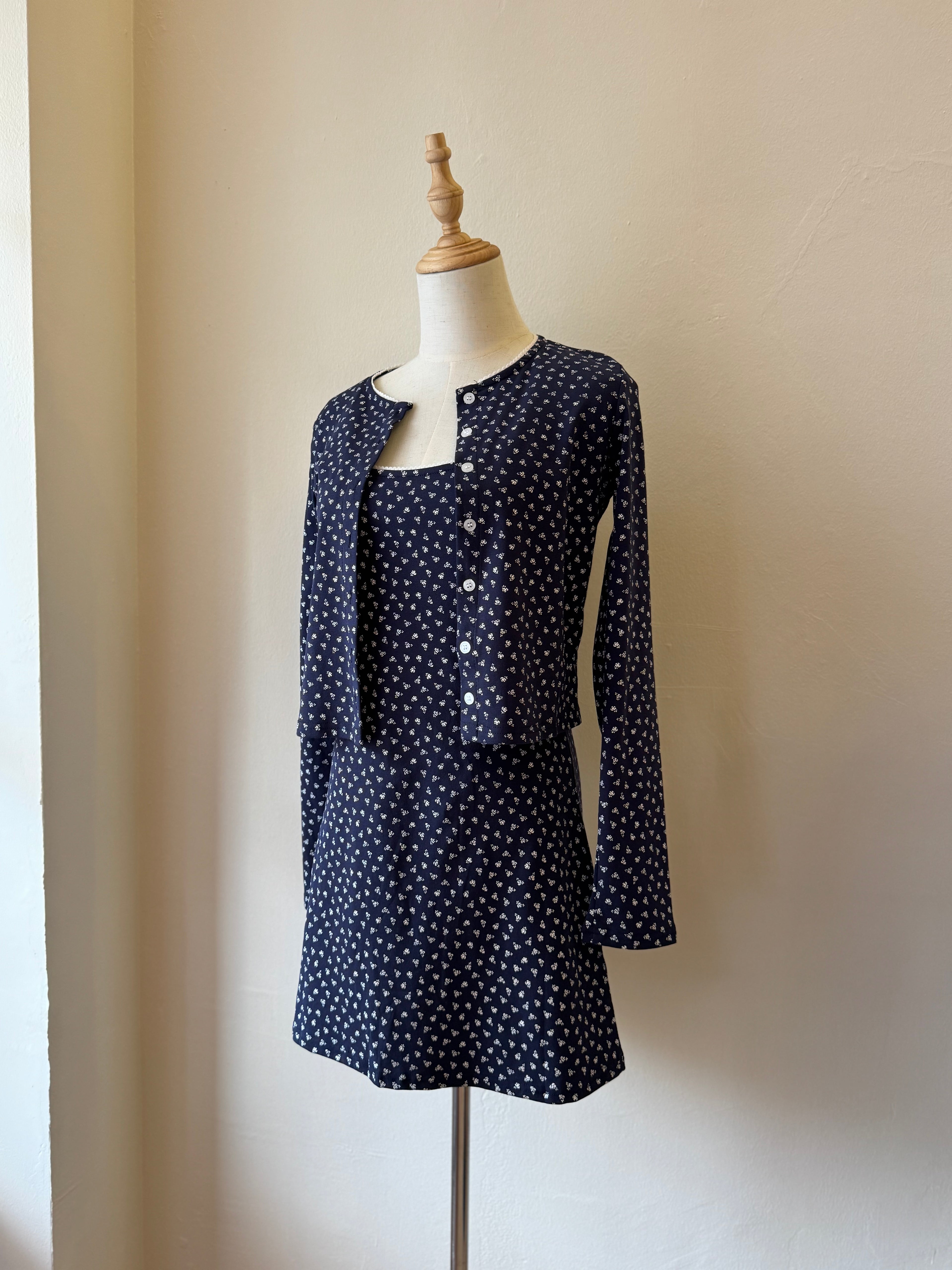 LEILA TWO PIECE FLORAL DRESS