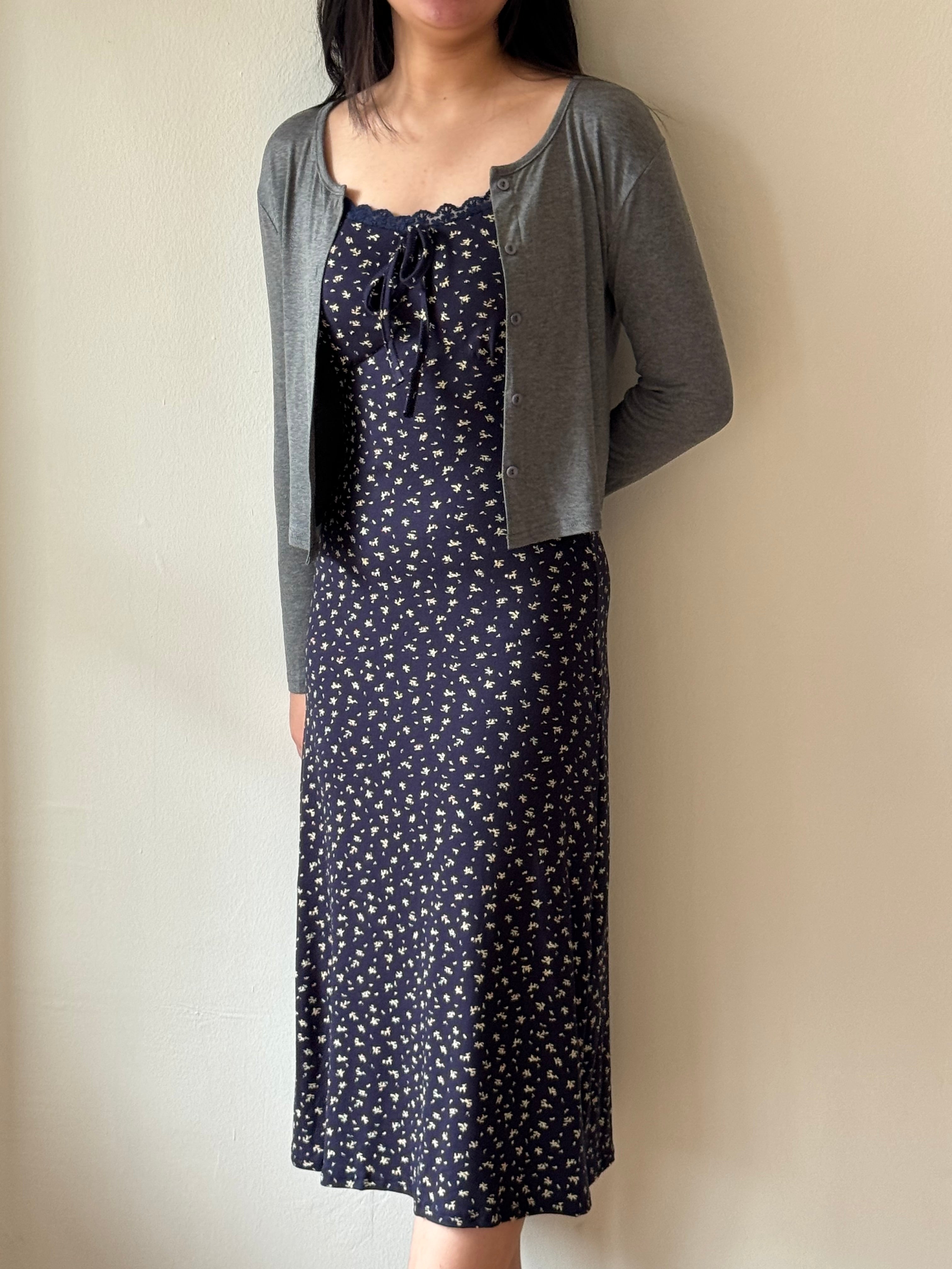 NIKKI TWO PIECE CARDIGAN-DRESS