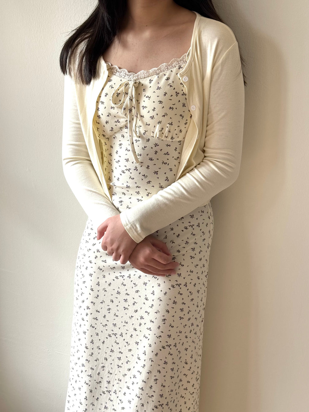NIKKI TWO PIECE CARDIGAN-DRESS