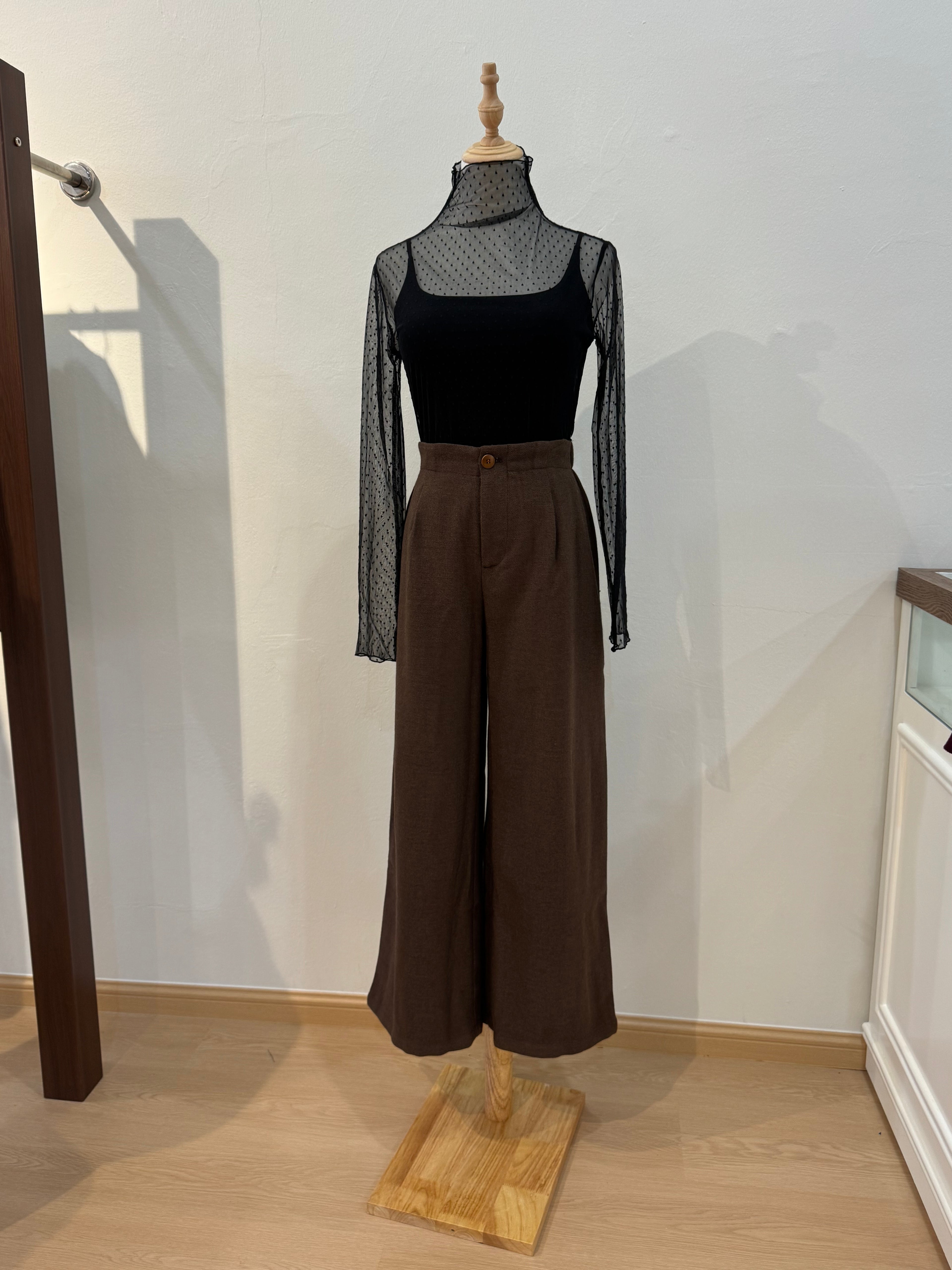 BLAIR SHEER POLKA DOTS TOP