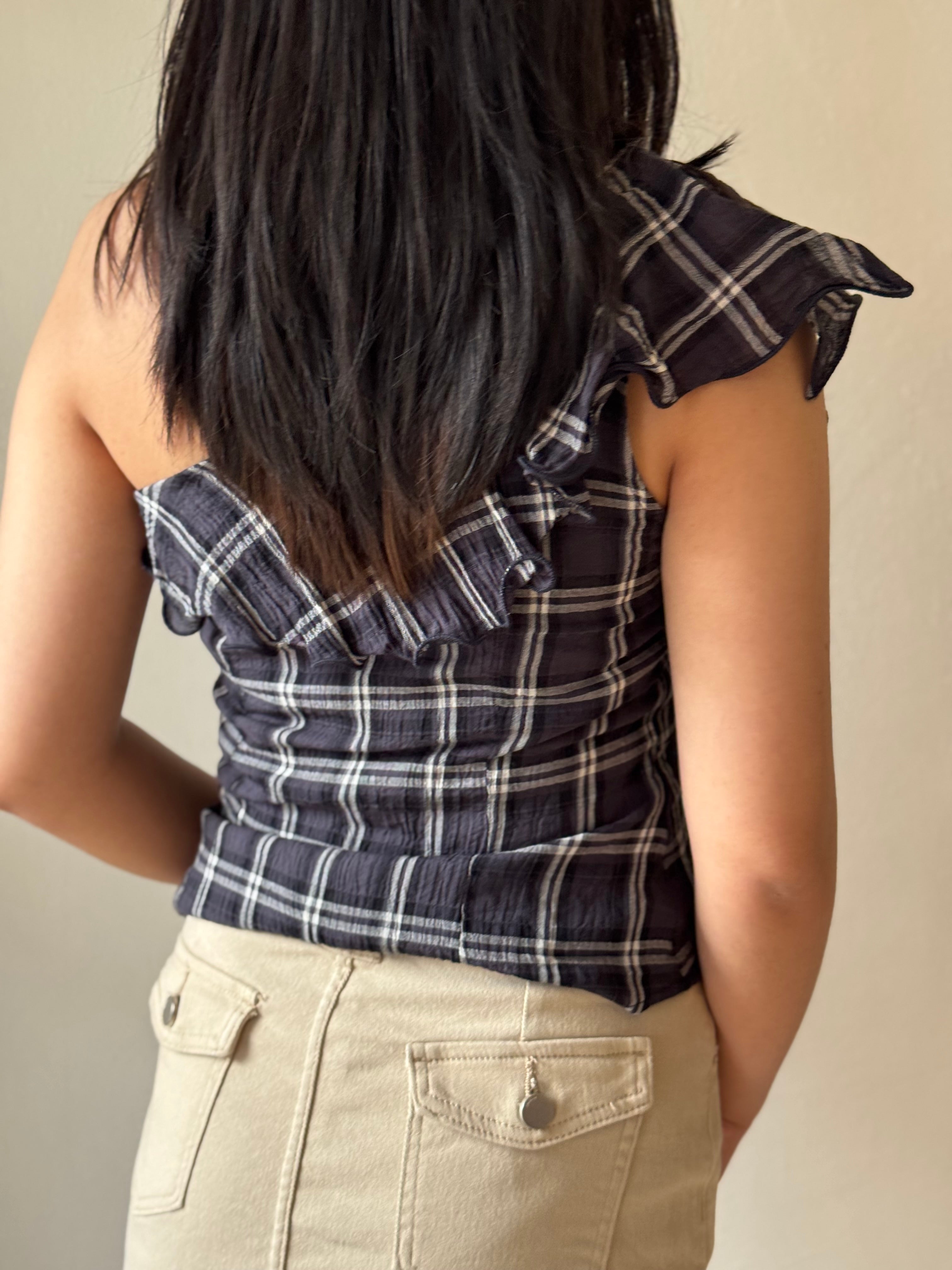 VENUS GINGHAM TOP