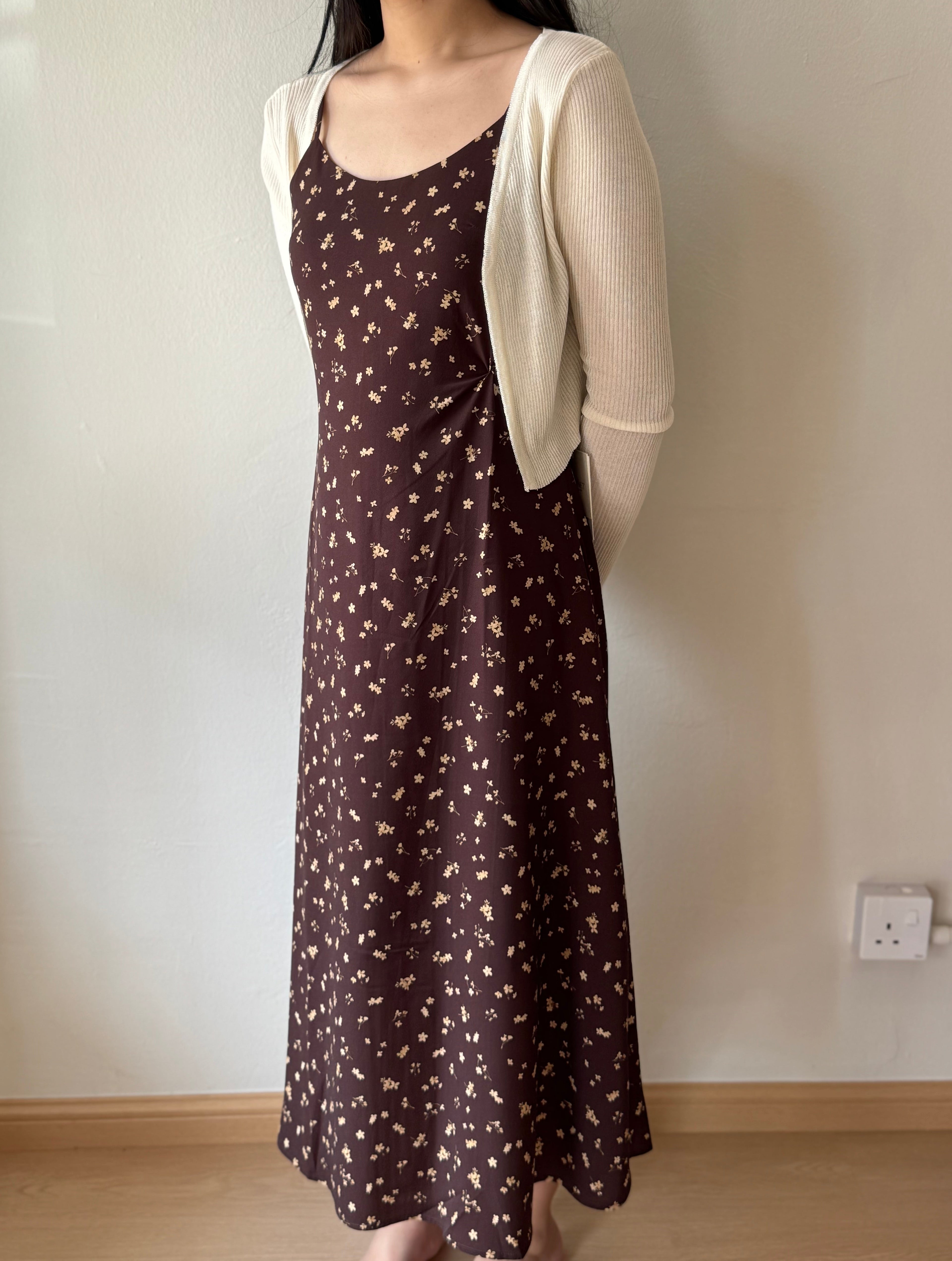 KATHERINE FLORAL DRESS + CARDIGAN SET