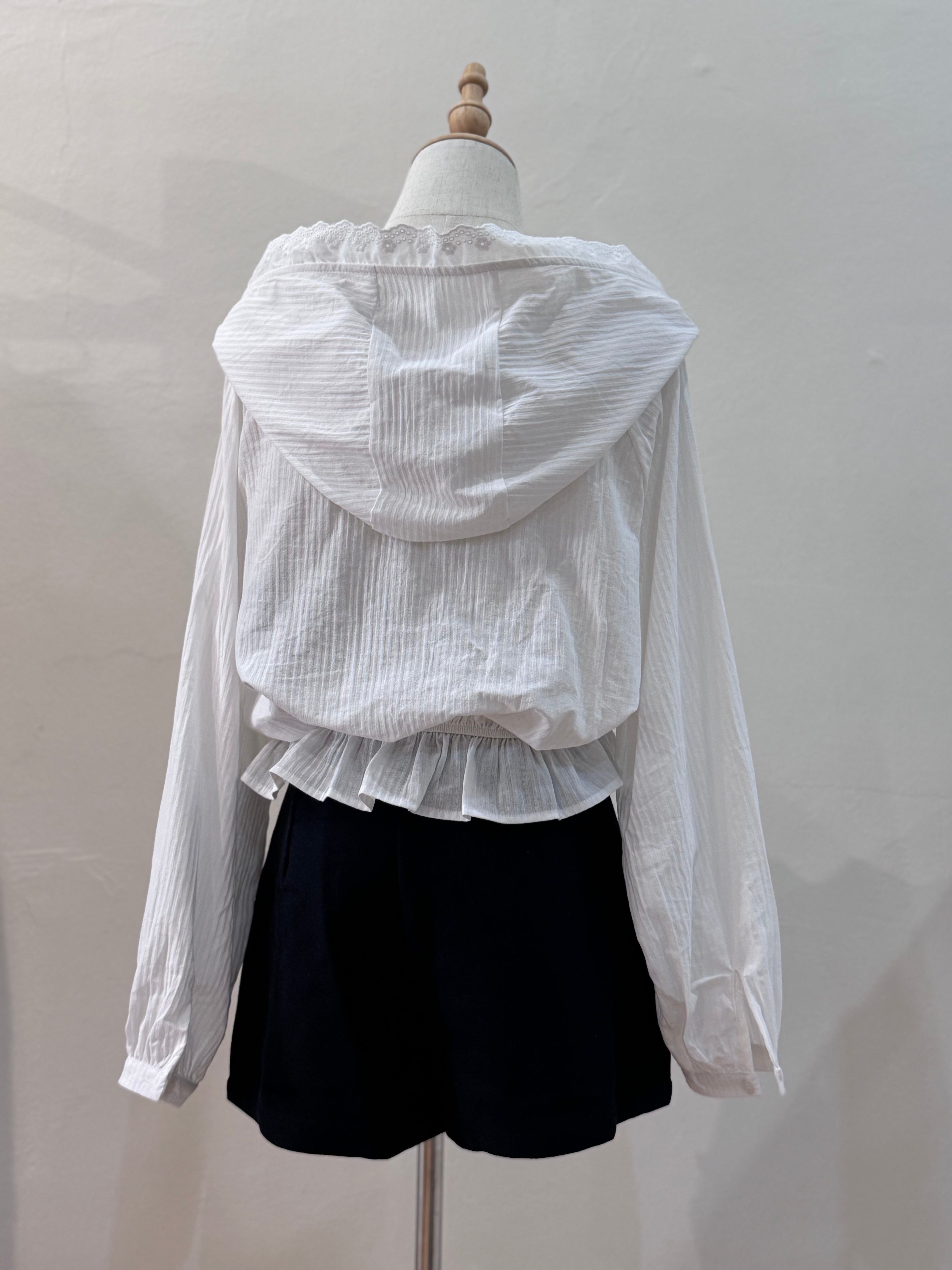 GABRIELLA HOODED TOP