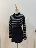 AMANDA STRIPE OVERSIZED TOP