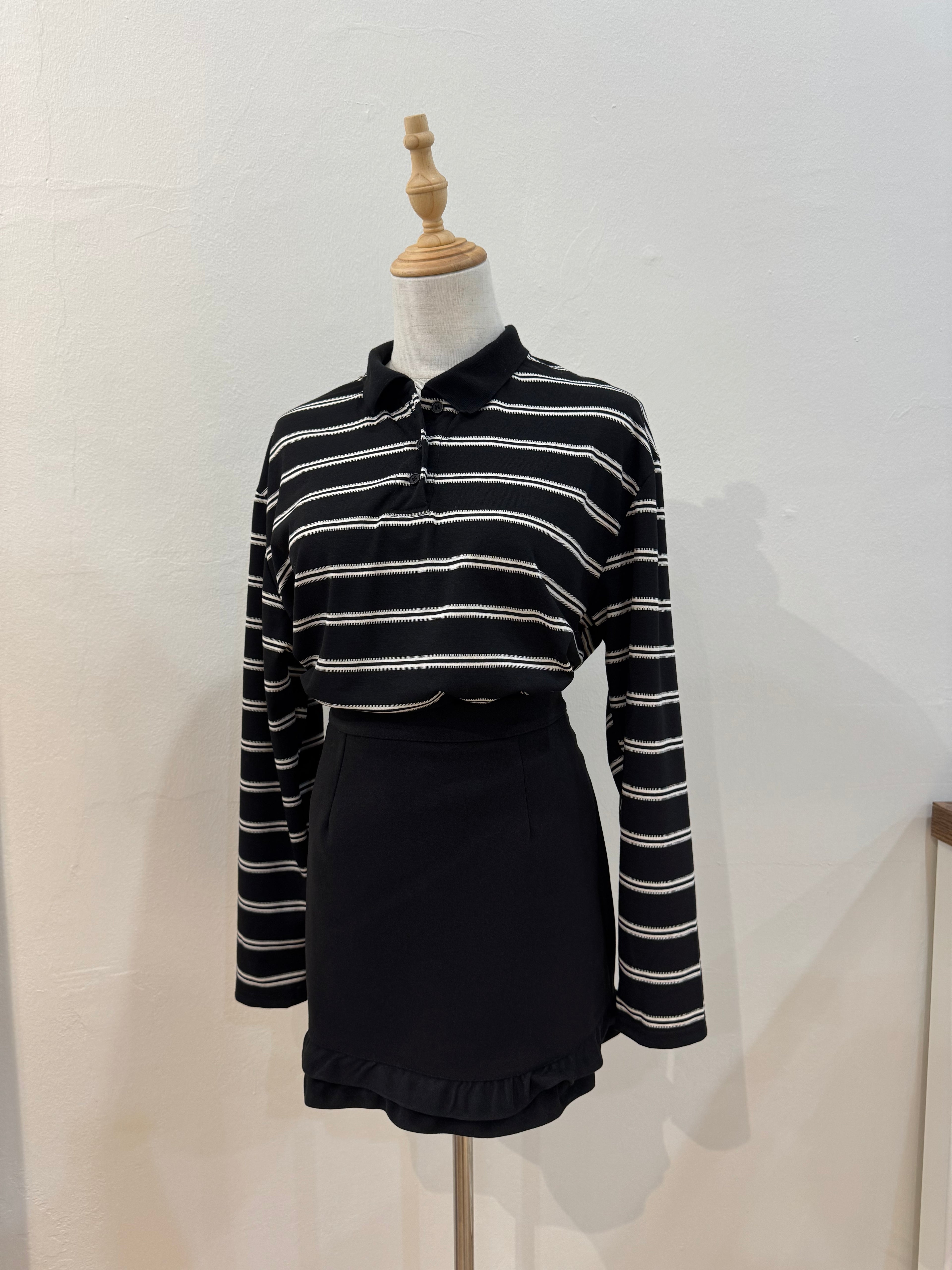 AMANDA STRIPE OVERSIZED TOP