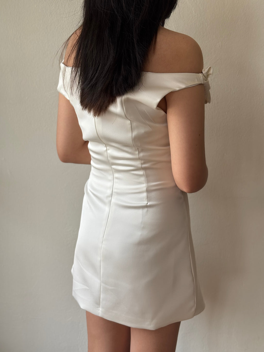 SABRINA OFF SHOULDER DRESS