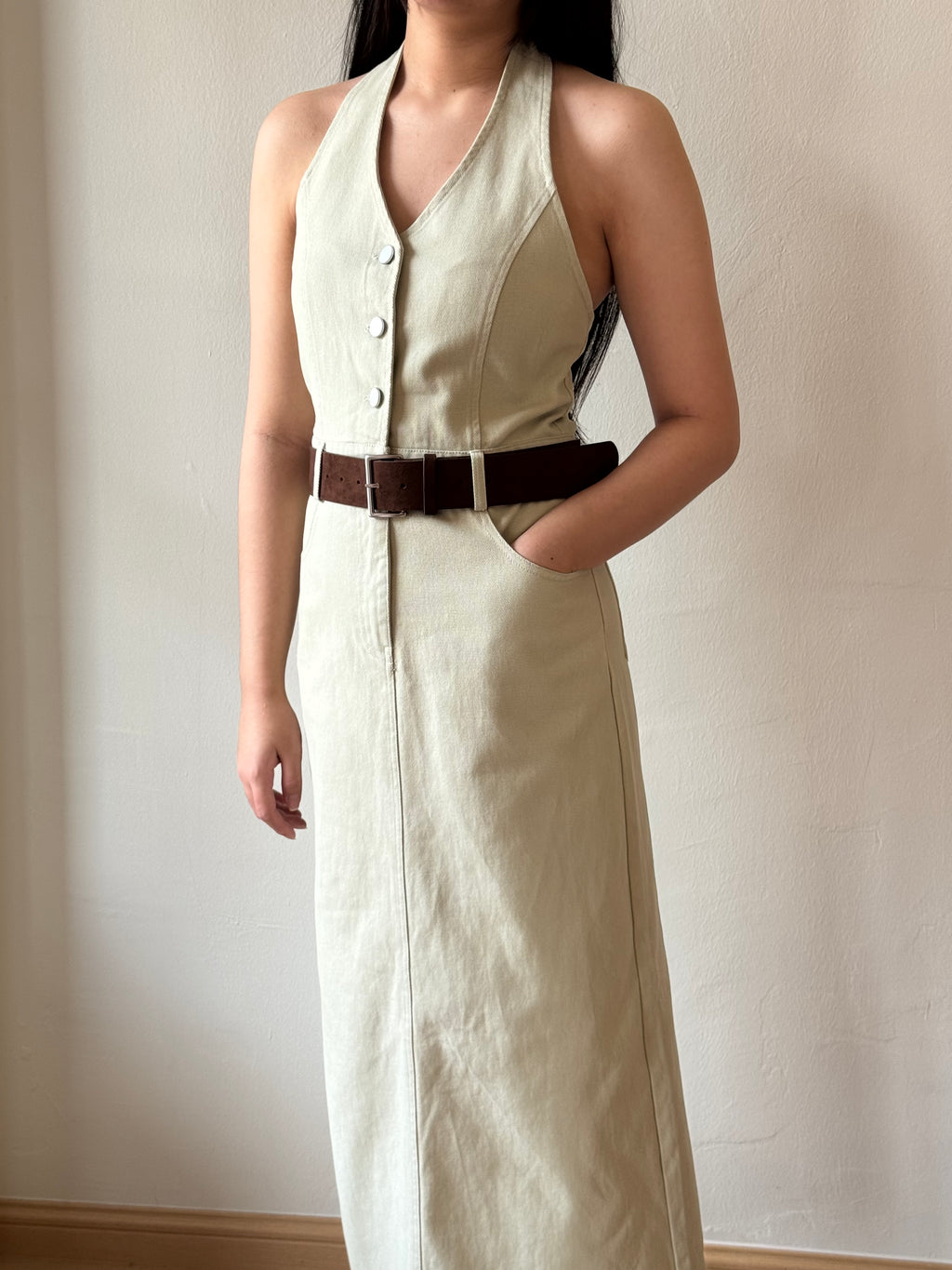 PERCY HALTER DENIM DRESS
