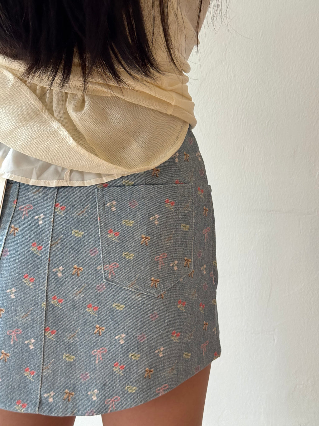 PAIGE DENIM SKIRT