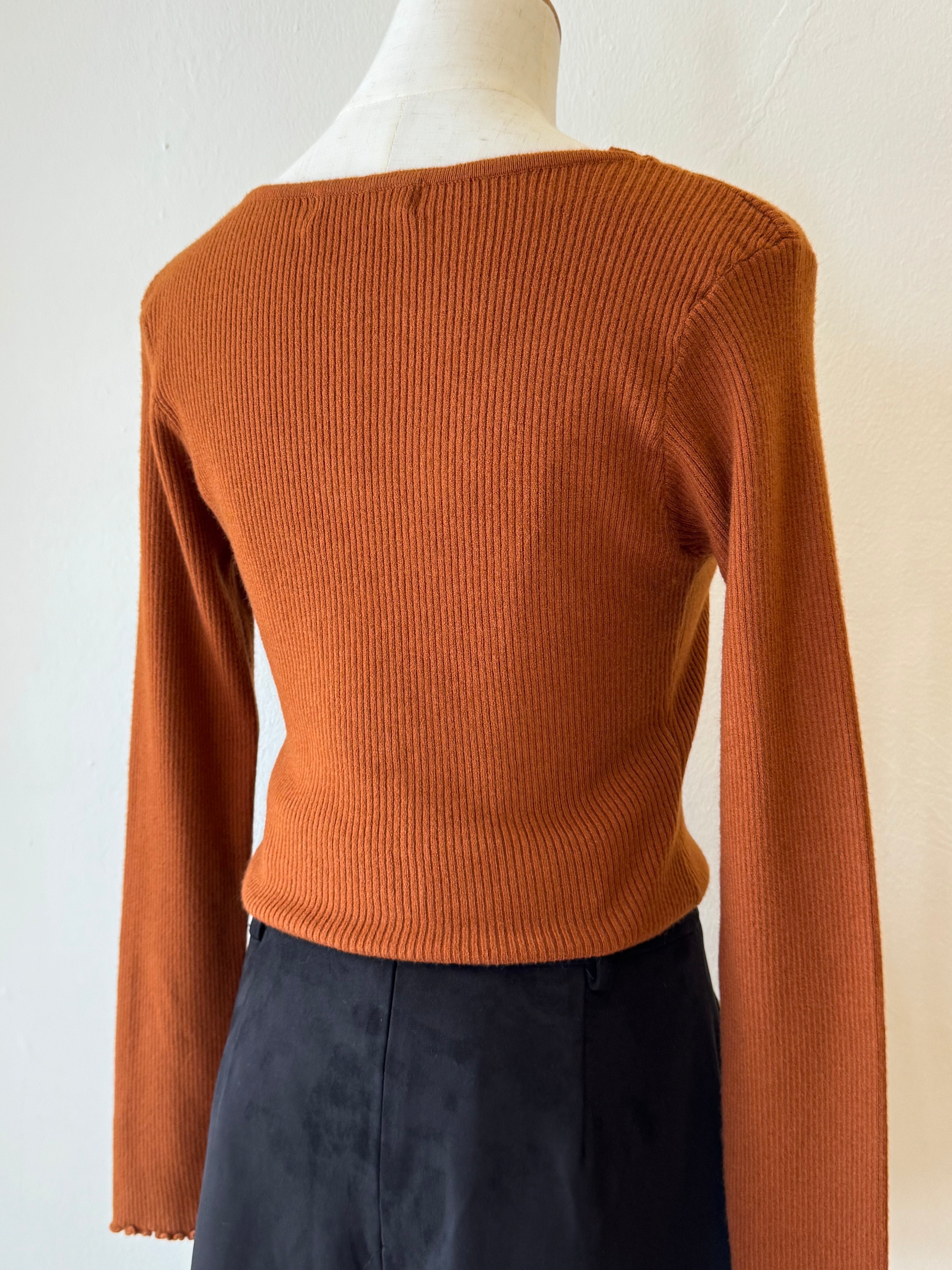 IDALIA LACE DETAILED KNITTED TOP