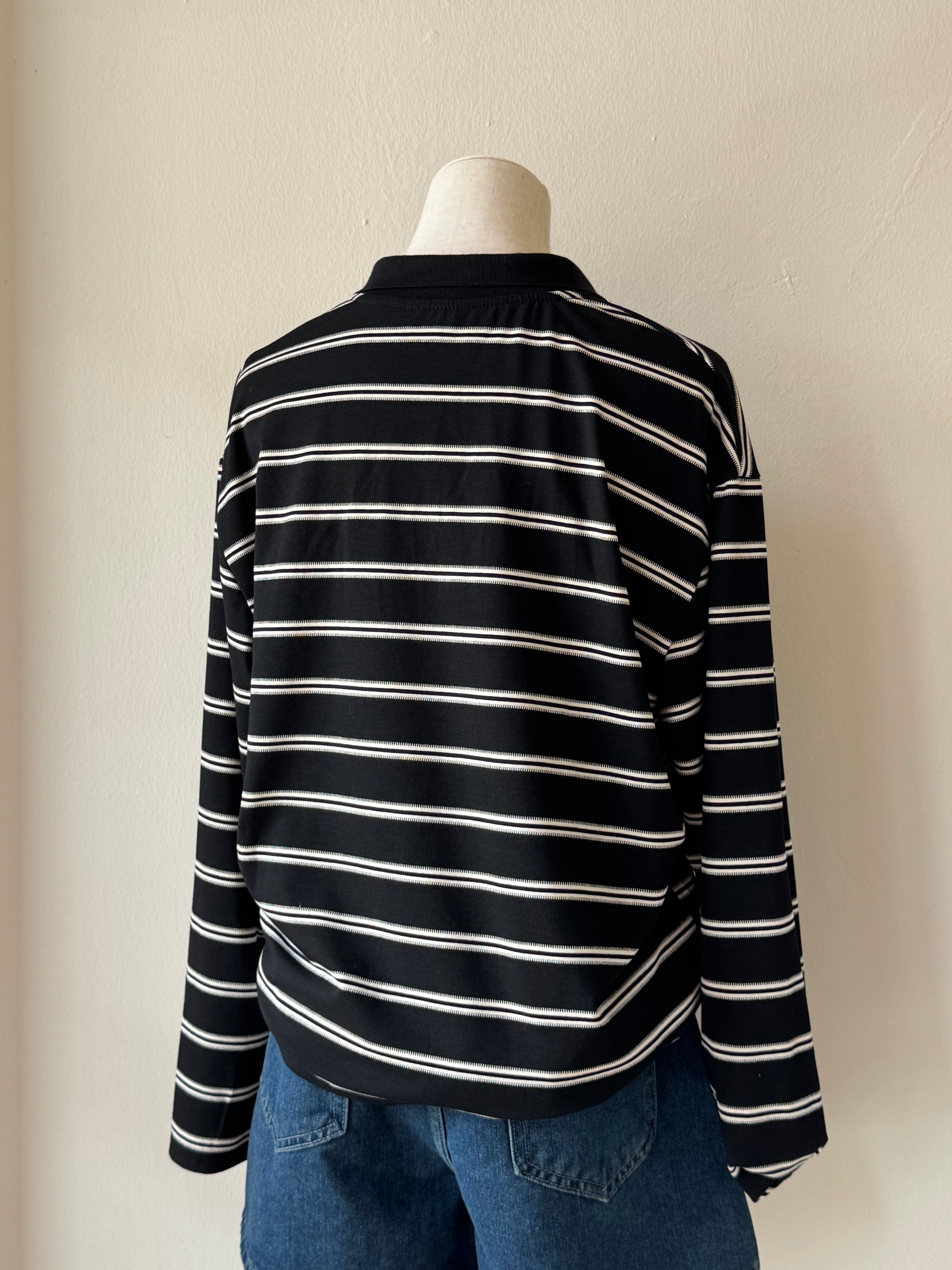 AMANDA STRIPE OVERSIZED TOP