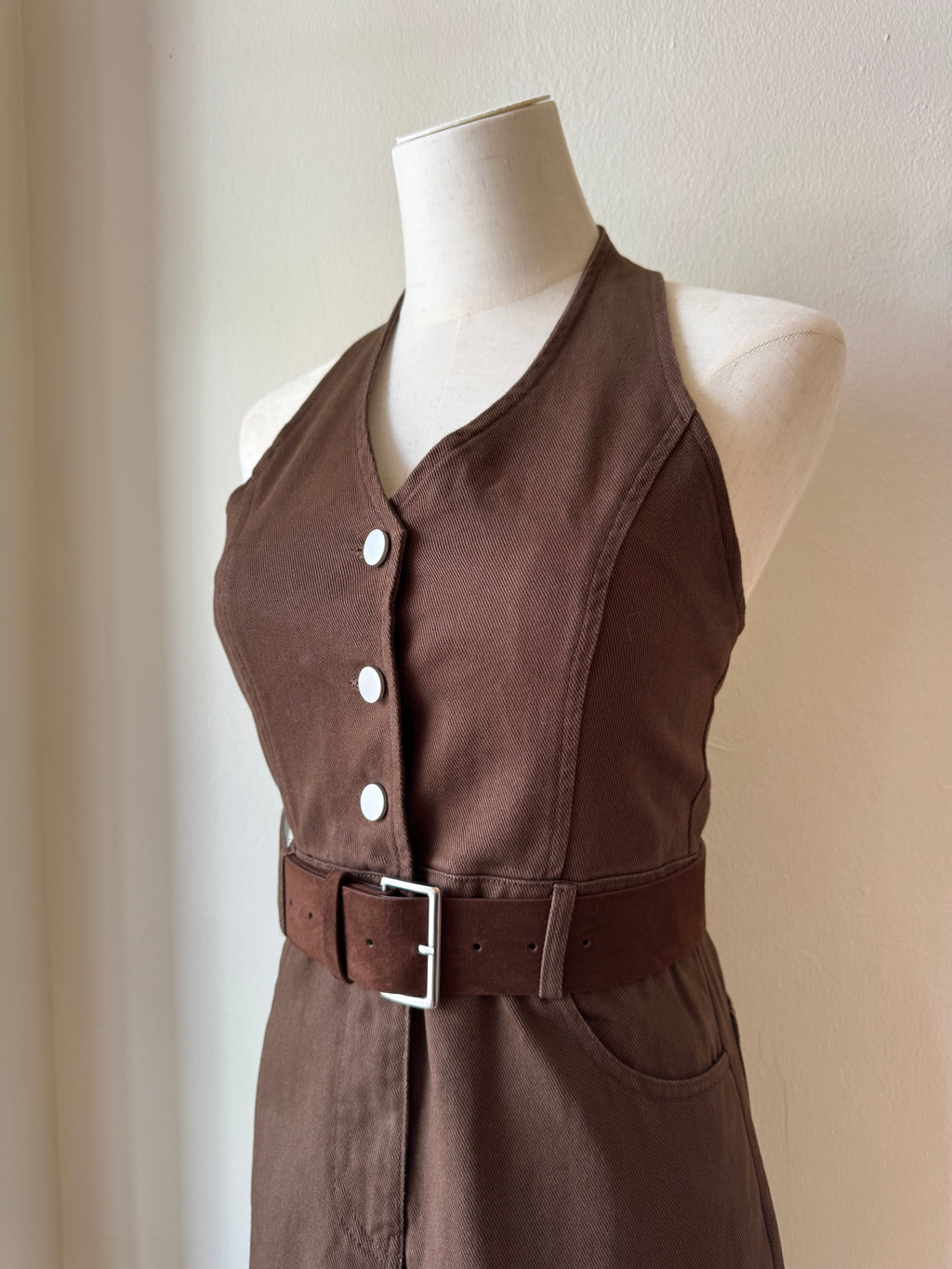 PERCY HALTER DENIM DRESS